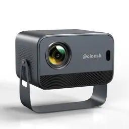 Produktbild: Polocsh Beamer Auto Fokus/Trapezkorrektur, Beamer 4k Unterstützt ±360° Rotating und Full HD 1080P 25000 Lumen, Projektor mit WiFi6 Bluetooth 5.2, Projector Heimkino/Outdoor für Handy/Laptop