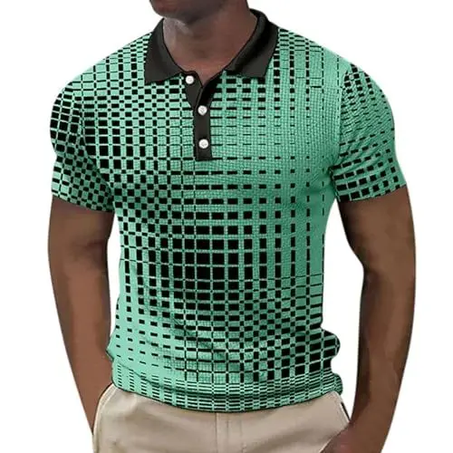 Produktbild: Poloshirt Herren Regular Fit Comfortable Poloshirt Herren Regular Fit Warm Poloshirt Baumwolle Herren Polo Herrentops, T-Shirts & Hemden for Travel 2024 Discount