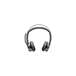 Produktbild: Poly - Voyager Focus 2 UC USB-C Headset (Plantronics) - Bluetooth Dual-Ear (Stereo) Headset with Boom Mic - USB-C PC/Mac Compatible - Active Noise Canceling - Works with Teams (Certified), Zoom & more