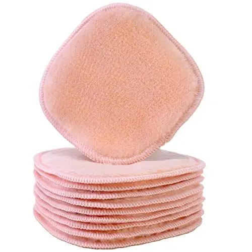 Produktbild: Polyte - Premium-Abschminktuch aus Mikrofaser - hypoallergen & frei von Chemikalien - Mikrofaser-Fleece - 10 Stück (13x13 cm, Rosa)