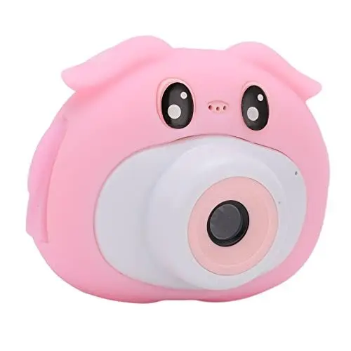 Produktbild: Pongnas Kamera für, Kinderkamera, Speziell Hergestellt, 27 Kopfaufkleber, Eingebauter 400-mAh-Akku für Camping für Jungen (PINK)