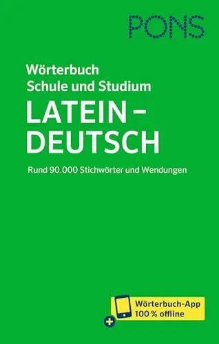 Produktbild: PONS Wörterbuch für Schule und Studium Latein: Latein - Deutsch mit Wörterbuch-App
