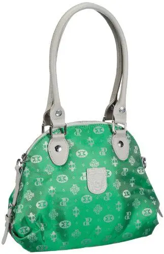 Produktbild: Poodlebags Club - Attrazione - Torino - Green 3CL0313TORIG, Damen Schultertaschen, Grün (Green), 33x27x27 cm (B x H x T)