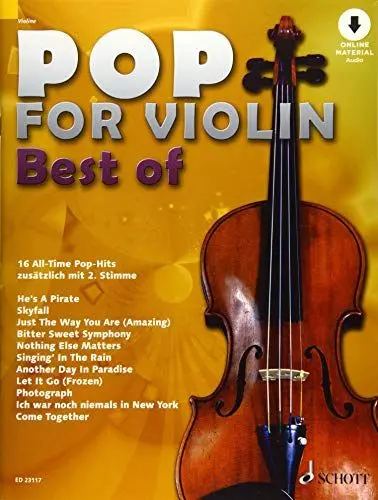 Produktbild: Pop for Violin - Best of: 16 All-Time Pop-Hits. 1-2 Violinen.