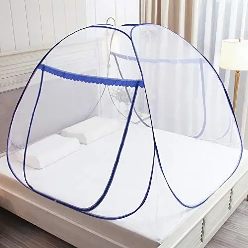 Produktbild: Pop up Moskitonetz, 100X190X110 cm Eintüriger Reißverschluss tragbare Zelt Reise moskitonetz Bett freistehend verwendet werdenein Fach zu installieren geeignet für im Schlafzimmer Keine Haken