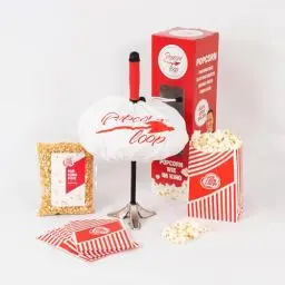 Produktbild: Popcornloop Starter Set Original Popcornmaschine für Popcorn Mais Zuhause Kino Retro Heimkino Popcornmaker Popcornzubereiter Popcorn Maker