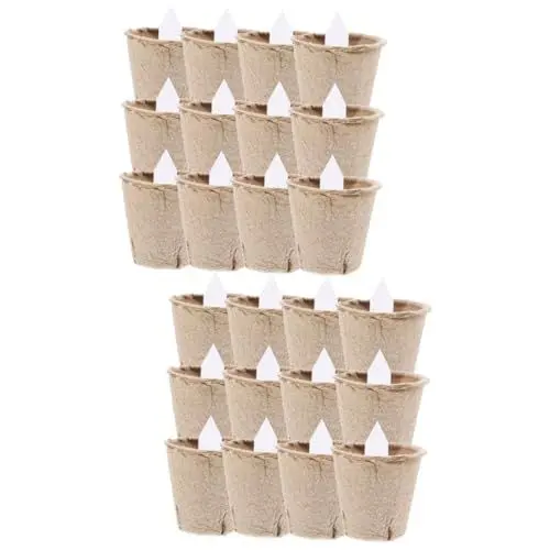 Produktbild: POPETPOP 100 Sätze Torftopf Sustainability gärfass große Pflanzgefäße Pflanzentöpfe Töpfe für Pflanzen Gemüsefach Pflanzenstartertopf Pflanzen-Starter-Töpfe automatisch