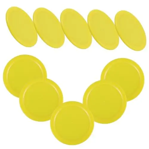Produktbild: INOOMP Ihr Spiel Mit 10 Stück Kunststoff-Eishockey – Glatt Ideal Für Desktop-Hockey Und Billard-Bars