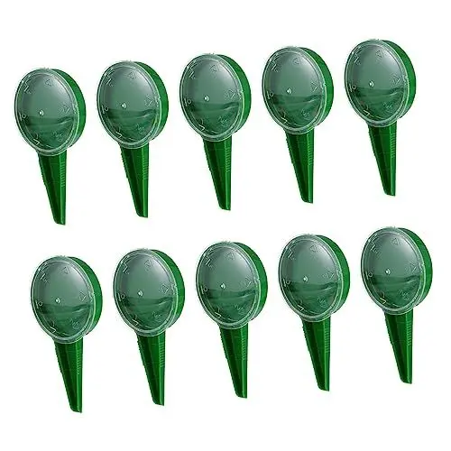 Produktbild: POPETPOP 10St Sämann Gartensämaschine Pflanzensämaschine Gartenblume Graspflanze Gartenhandwerkzeuge Seeder-Zifferblatt-Werkzeug Sämaschine Spender Mini Sieb Rasen Dünger Spreizer Plastik