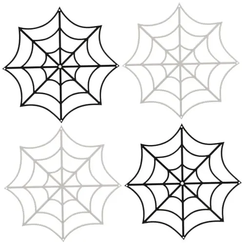 Produktbild: POPETPOP Realistische Spinnennetz-Halloween-Dekorationen 12 Stück Spinnweben Für Partys Für Halloween-Events