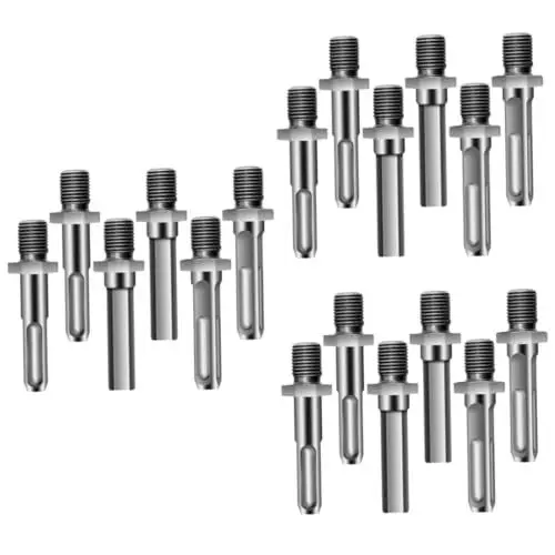 Produktbild: POPETPOP 18 Stk Bohrer Verbindungs Stange Schlagbohrmaschine Adapter Splitter-verlängerungsstange Spaltbohrschrauber Socket-treiber Stahl Elektrische Bohrmaschine Shunt