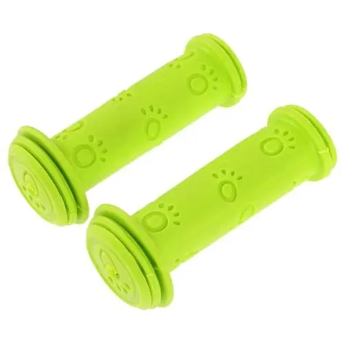Produktbild: POPETPOP Fahrradlenkergriffe für Jungen und Mädchen Fahrradgriffe Rollergriff Griffstangenzubehör für Jungen und Mädchen Lenkergriffe Grün