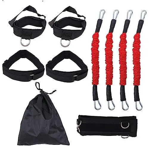 Produktbild: POPETPOP 1satz Elastischen Widerstandsbändern Für Effektives Muskeltraining Verstellbare Fitnessbänder Für Krafttraining Geeignet Für Basketball Volleyball Fußball Und Boxen
