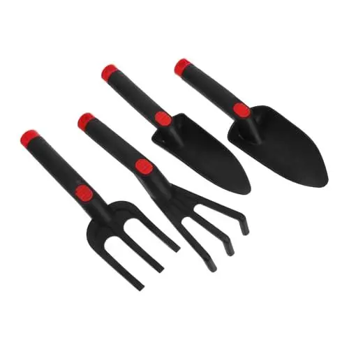 Produktbild: POPETPOP 1 Satz Gartenwerkzeug-Set Gartenhandwerkzeuge Mini- Mini-Werkzeuge Gartenrechen Gartengeräte Pflanzenpflegeset Unkraut Jäten Unkrautjätgerät Für Den Garten Sport Black