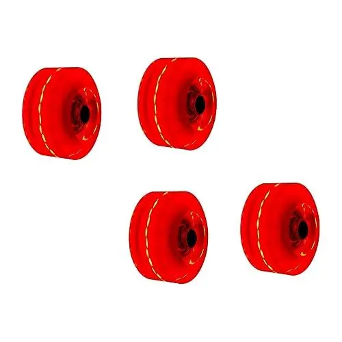 Produktbild: POPETPOP Skating-rollenset 4-teilig Rollschuhe Für Jungen Und Mädchen Ersatzrad Flache Straßen Und Rampen
