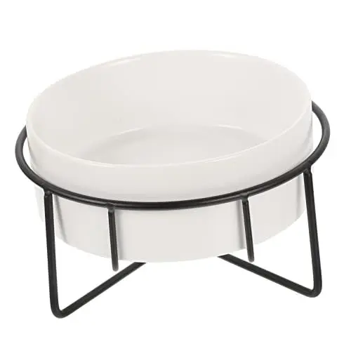 Produktbild: POPETPOP 1 Satz Wiederverwendbare Erhöhte Kippbare Petml-Wasserbehälter Futterspender Kleiner Auslaufhalsfutter Welpenfutter Ml-Schale Ml-Schüssel Katzenfutter