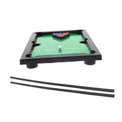 Produktbild: POPETPOP 1 Satz Mini-billardspielzeug Gaming-Tisch Billardtisch Für Kinder Mini-billardball Interessantes Tischbillardspielzeug Spieltische Brettspieltisch Snooker-billardtisch Plastik