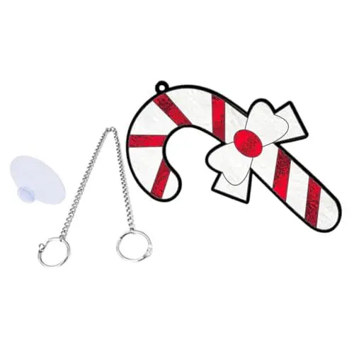 Produktbild: POPETPOP Schicke Weihnachtsanhänger 1 Set mit Hängenden Weihnachtskugeln Aus Acryl für Tür- und Fensterdekoration