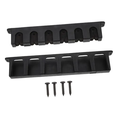 Produktbild: POPETPOP Angelrutenhalter Für Wanddisplay-rack Schwarzes Angelrutenregal Für Den Haushalt Für Angelbegeisterte