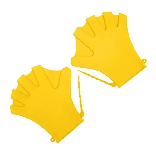 Produktbild: POPETPOP 1paar Verstellbare Schwimmhandschuhe Wasserwiderstand Für Schwimmtraining Für Fitnesskurse Und Wassersportaktivitäten