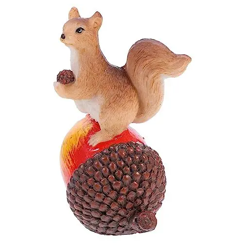 Produktbild: POPETPOP Eichhörnchen-gartenstatue Lebendiges Und Attraktives Eichhörnchen-Kunstwerk Für Die Inneneinrichtung