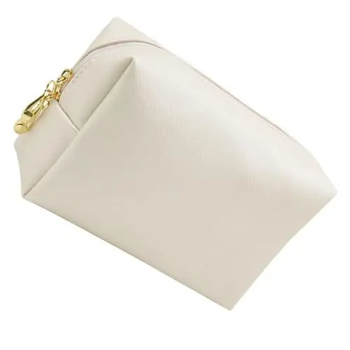 Produktbild: POPETPOP Große Kapazität Kreuzmuster Damen Reise Make-up Tasche Stilvolle Make-up Tasche Mädchen Kosmetik Tasche Kreuzmuster Kosmetik Handtasche