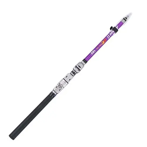 Produktbild: POPETPOP 1stück Portable Teleskopische Angelrute Leichte Retractable Angelrute Mit Ergonomischem Griff Und Keramischen Führungsringen Für Meeresangeln Langlebig Und Stabil