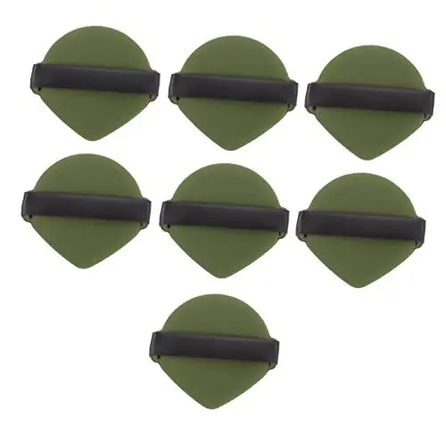 Produktbild: POPETPOP 28stücke Teiliges Doppelter Makeup-schwamm Feucht Und Trocken Verwendbare Nicht Latexfreie Puderquasten Spitzem Matcha-grün Für Makelloses Grundierungs-makeup