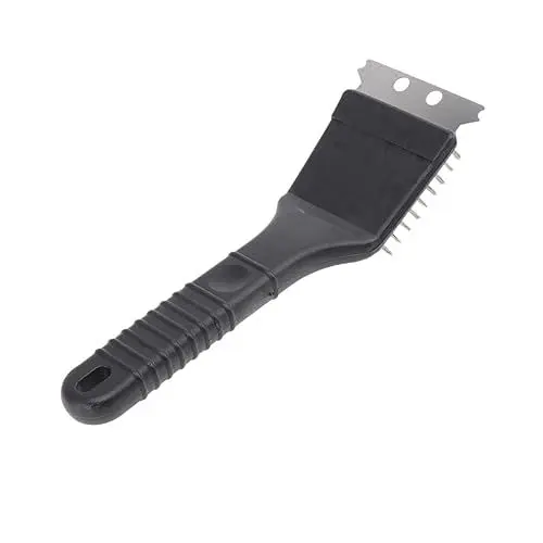 Produktbild: POPETPOP 2stücke Grillbürsten Für Optimale Von BBQ Und Backofen Hochwertige Stahlbürsten Für Müheloses Entfernen Von Schmutz Und Fett Zubehör Für Outdoor Und Haushalt