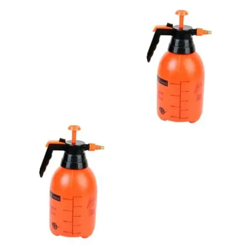Produktbild: POPETPOP 2St Hochdrucksprüher Sprühflaschen für Pflanzen Pumpdrucksprüher Flasche mit Nebelpumpe Handdrucksprüher Gieße die Blumen Spritzgerät Sprühmaschine rot