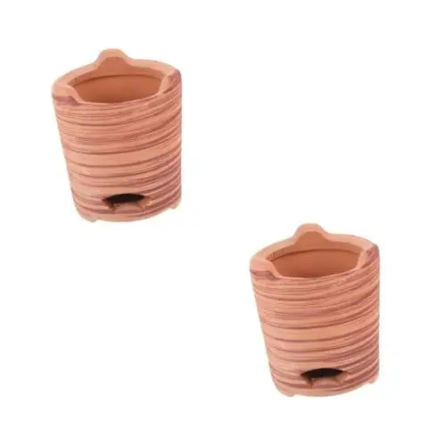 Produktbild: POPETPOP 2St Holzkohleofen transportabler grill kaminofen Holzkohle-Barbecue outdoor fire pits holzkohlegrill grill Kochen Brenner wok Grillzange Holzkohlegrillofen Grillöfen im Freien Ton