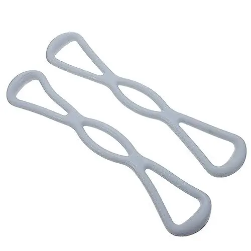 Produktbild: POPETPOP 2St Spannband Fitnessgerät Health 8 Widerstandsbandübungen Armübungsgürtel Widerstandsbänder Werkzeug Muskeltrainingsgeräte Armzugtrainer Sport Gummiband Brust-Expander Dilatator