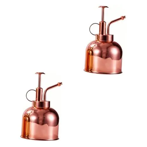 Produktbild: POPETPOP 2 STK Gießkanne aus Edelstahl Stainless Steel inoxlm Irrigation Garten gießkannen Pflanzensprühflasche Anlage Flasche mit Pumpe Flaschen mit Pumpe sprühen Bewässerungsflasche Sprit