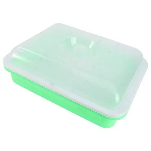 Produktbild: POPETPOP 2 STK Isolierte Sämlingsschale Sprießen Gemüsebehälter Vermehrungsschale Pflanzengärtnerei Vegetarisch Sprossenzuchtschale Sprossen-Starter-tablett Keimkit Mini Isolierbecken Harz