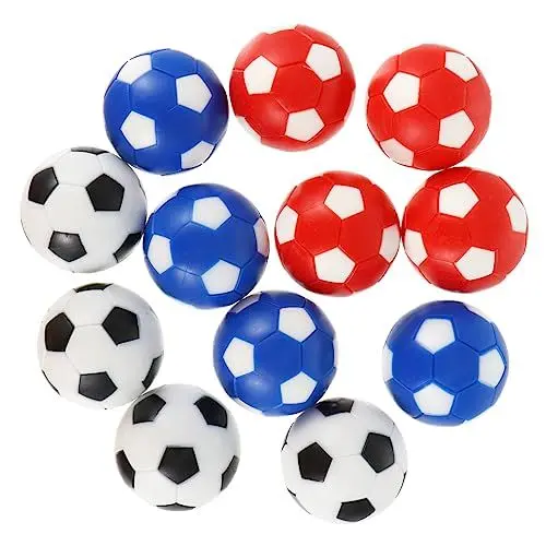 Produktbild: POPETPOP 2 Sätze Ball Der Fußballmaschine Plastikball Kunststoffball Spieltisch Kicker Fußballmaschine Zubehör Kinderfußball Tischfußballball Zubehör Für Tischfußball 12 Stück * 2