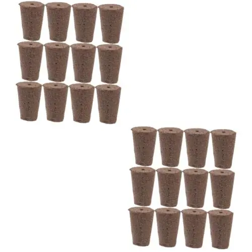 Produktbild: POPETPOP 2 Sätze Kindergartenblock Anlasser Würfel Anlage Bausatz Sperre Rooter Aquariensubstrat Für Lebende Pflanzen Bodenblocker Kohle Für Pflanzen Coffee 45% Torfsubstrat 12 Stück * 2