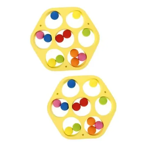 Produktbild: POPETPOP 2 Sets Wasserspielzeug Schwimmbad Wurfball Lustiges Pool Wurfspielzeug Kreativer Pool Wurfball Sommer Pool Wurfspiel Kunststoff Vielseitiges Pool Wurfspiel Sommer Pool