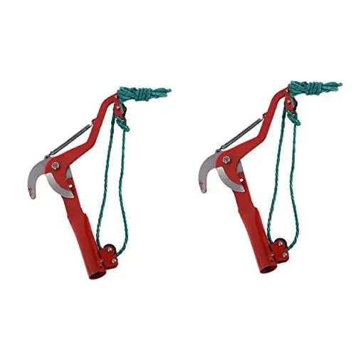 Produktbild: POPETPOP 2 Stk Gartenschere gartenwerkzeug gardening tools Blumenschere garden scissors Astschere garten schnitt werkzeug Werkzeuge Anlage Schnittmaschine Heckenschere Pfropfmaschine rot