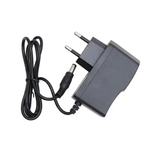 Produktbild: POPETPOP 2 Stück 12-V-Wechselstromadapter DC 12V 1A Netzteil EU-Stecker-Wechselstrom-Wandladegerät EU -Steckeradapter Black