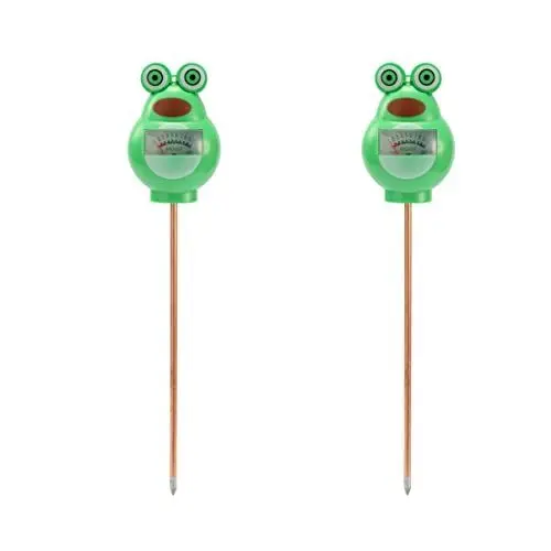Produktbild: POPETPOP 2 Stück Boden-ph-Meter Für Gartenboden-feuchtigkeitsmesser Pflanzenfeuchtigkeitstester Bodenfeuchtigkeitsprüfwerkzeug Batterie Boden-ph-Tester