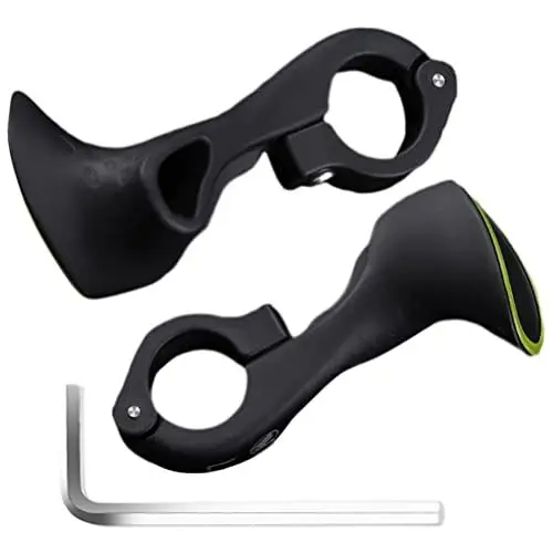 Produktbild: POPETPOP 2 Stück Fahrradlenkergriffe Weiche Fahrradlenkergriffe Ergonomische Fahrradgriffe Fahrradstangenenden Für Mountainbike