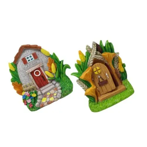 Produktbild: POPETPOP Miniatur-stammornamente Aus Harz Für Die Gartendekoration Pflegeleicht Mini-haushandwerk