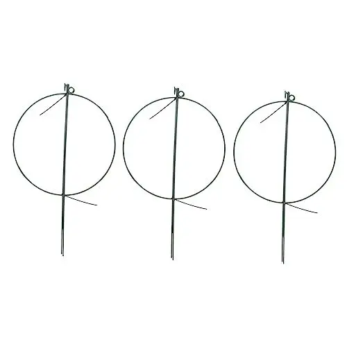 Produktbild: POPETPOP 3stücke Teiliges Rankgitter Für Garten Robuster Kletterpflanzenstützrahmen Aus Eisen Für Innen Und Außenbereich Für Blumen Und Gemüse