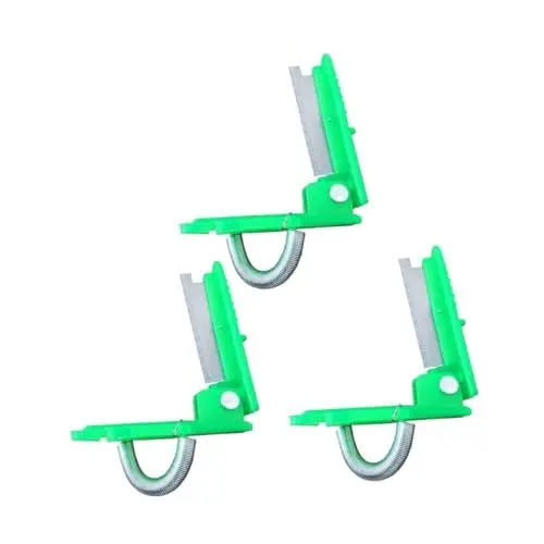 Produktbild: POPETPOP 3St Obstpflücker Gartenpflückmesser Daumenmesser für Gärtner Pfefferpflücker werkzeug Endknospenentferner Obstpflückschere Traube Schere pflücken Pfropfmesser zweischneidig