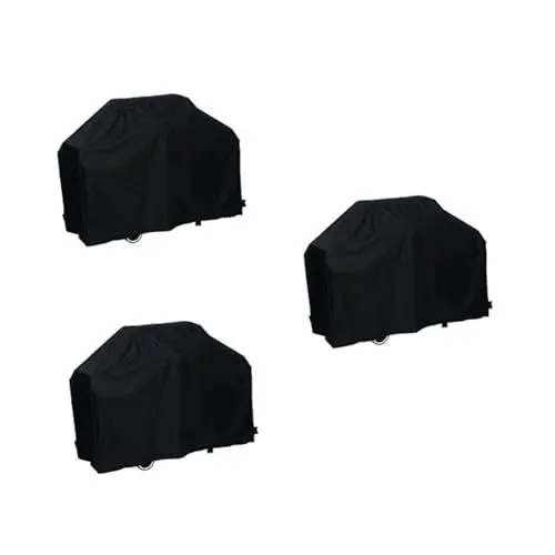 Produktbild: POPETPOP 3St Grillabdeckung abdeckplane für Grill abdeckhaube für Grill Gasgrill Outdoor-Sofa-Abdeckung Bratpfanne Loungewear Hohe Temperaturbeständigkeit Chaiselongue Schutz Stuhlbezug