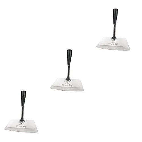 Produktbild: POPETPOP 3st Unkrautschaufel Gartenkelle Gartenschaufelkopf Garten Schaufel Gartengeräte, Schwere Ausführung Gartenwerkzeug Schaufelkopf Graben Handkelle Klinge Metall Gras Schaufeln