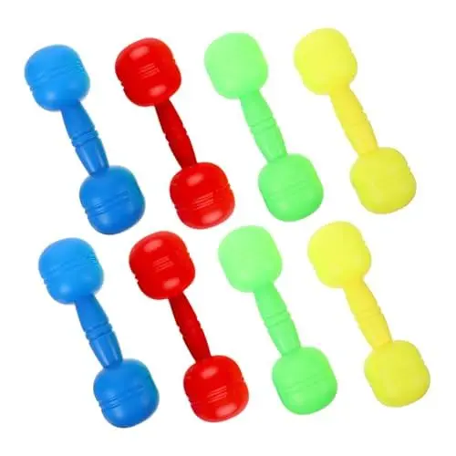 Produktbild: POPETPOP Ergonomische Hanteln Für Kinder 4 Paar Sound-workout Übungsspielzeug Für Kinder Sicheres Leichtes Fitnessgerät