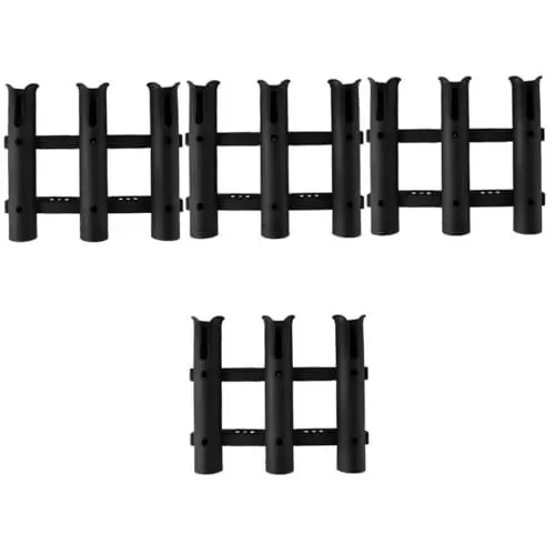 Produktbild: POPETPOP 4 Stück Angelrutenhalter Bootsrutenhalter Für Angelrutenhalter Für Kajak Angelrutenrohr Surfrutenhalter Rutenhalter Für Boot Angelrutenhalterung Fischhalter Angelrutenhalter