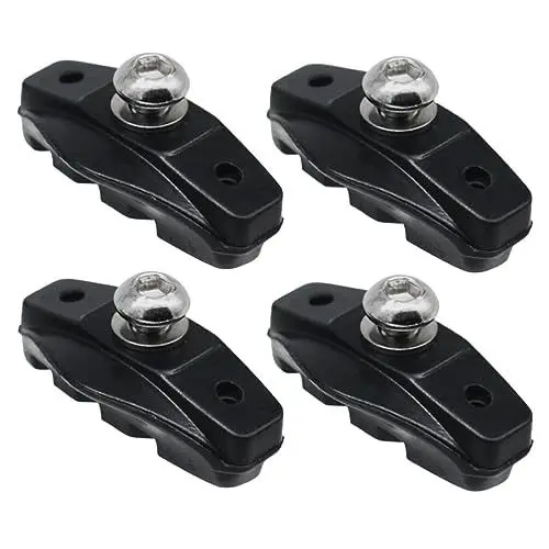 Produktbild: POPETPOP Pads Für 2 Paare/4 Stück Gummi-aluminiumlegierung-Pads Stopper-ersatz V-förmiges Design Für Mountainbikes