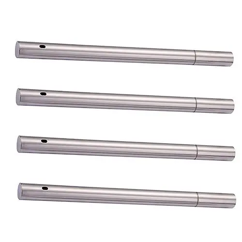 Produktbild: POPETPOP 4 Stücke Kreative Stick Edelstahl Stick Rohr Desktop Storage Box Deckel